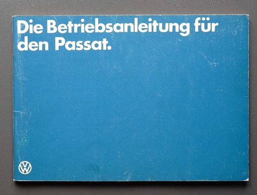 Bedienungsanleitung passat - bedienungsanleitung, vw