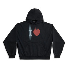 Balenciaga I Love Hoodie Medium Fit - Größe XL