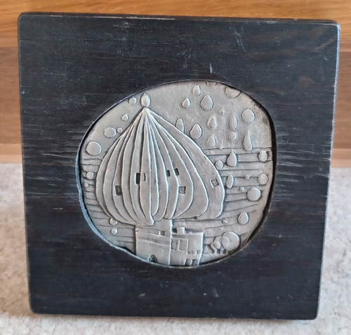 Hundertwasser relief bild - relief,