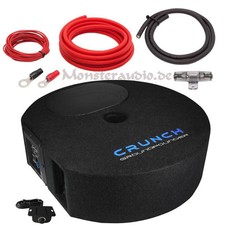 Crunch GP-690 Aktivsubwoofer Reserverad Reserveradkasten + 10mm² OFC Kabelset
