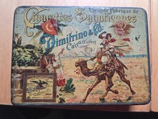 Alte Metall-Zigarettendose