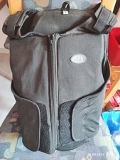 Kinder-Reitweste USG mit Rückenschutz Größe S schwarz