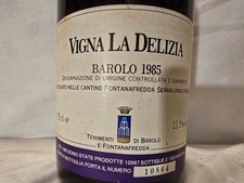 1985 Barolo Vigna La Delizia, Fontanafredda 0,75l perfekte Füllhöhe, limitiert