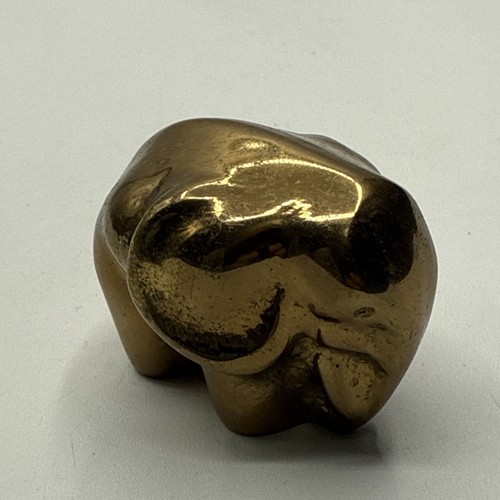 Elefant messing massiv rund - elefant,