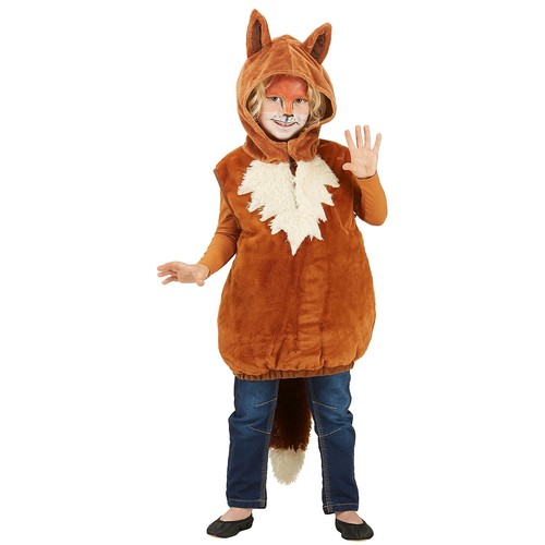 Fuchs weste kinder kostüm - kinder, gr