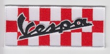 VESPA RED/WHITE BANNER PATCH
