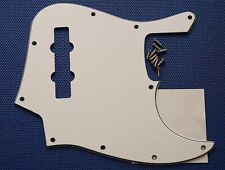 Fender Geddy Lee Jazz Bass White PICKGUARD Guitar Parts, 3 Ply