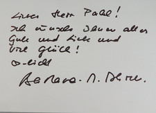 Autogramm deutsche Film- und