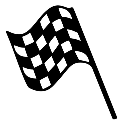 Rennflagge aufkleber auto wand - auto,