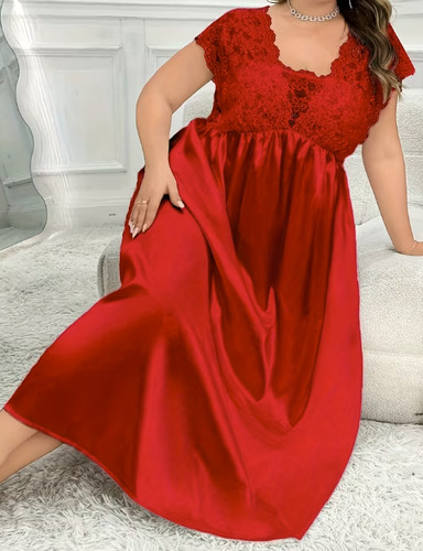 Nachthemd loungekleid damen - /,