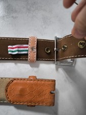 Hochwertiger Leder Gürtel VMP Handarbeit Made in Italy Unisex