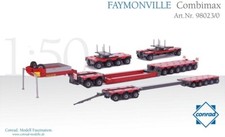 FAYMONVILLE Combimax Tiefladersystem-Set mit Zugdeichsel  und Dr Conrad Modelle 