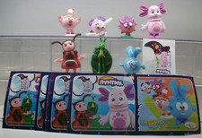 (1422) TOP!! Satz LUNTIK + SMESHARIKI + alle 8 BPZ von FERRERO Russland 2014