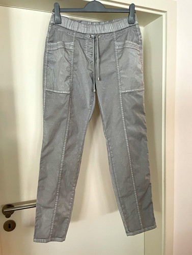 Damen hose lang grau 42 - gr.,