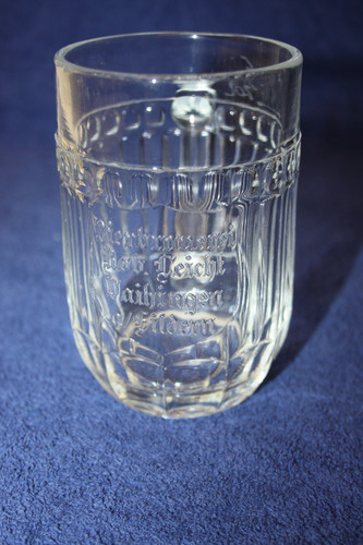 Alter glas bierkrug - alter, "