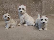 3 Hunde Figuren (wie Keramik)