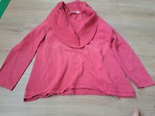Mia Linea Pullover mit Kragen, Orangerot, Gr. 44/46