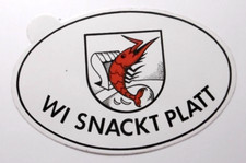 Souvenir-Aufkleber Wi snackt