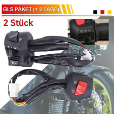 7/8'' Motorrad 22mm Lenker Horn Blinker Licht Scheinwerfer Hupe Steuer Schalter#