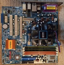 retro:  AsRock  AM2NF6G-VSTA  incl.  CPU, Kühler, RAM, Blende