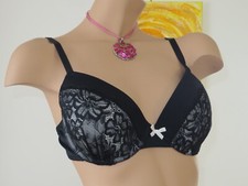 Schalen BH mit Spitze schwarz 80D