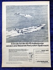 Evinrude Außenborder, Außenbordmotor,  originale Werbung aus 1970