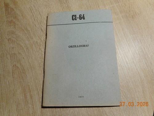 Oszillograph oszilloskop 64 - oszillograph/oszilloskop, c1-64
