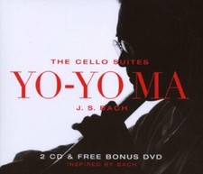 Inspired by Bach The Cello Suites YO-YO MA Sony Classical 2CD + DVD Box MINT