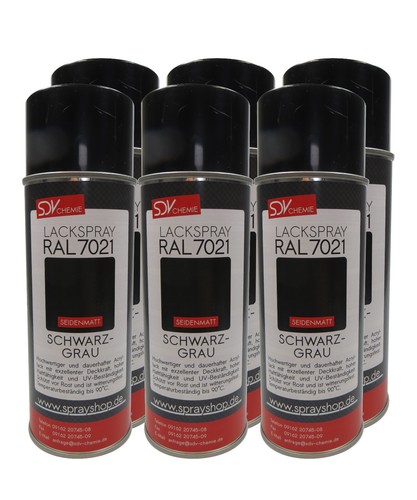 Lackspray ral 7021 - 6x,