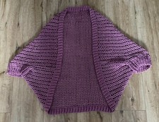 süße leichte Häkelweste Häkeljacke  neu