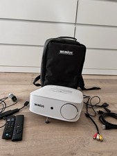 Wimius K7 Beamer Full HD 1080P 4K WiFi Bluetooth Projektor Video 12000Lumen Weiß