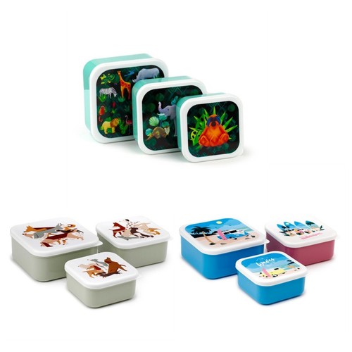 Snackdosen 3er set puckator - set,
