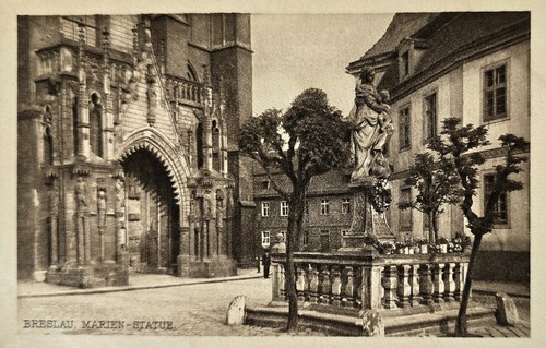 Breslau marien statue - marien,