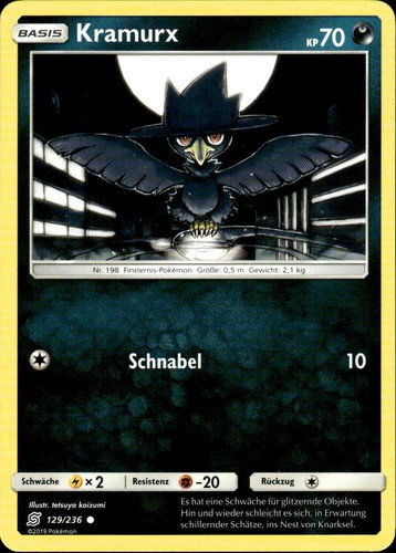 Pokemon tcg kramurx bund der - pokemon,
