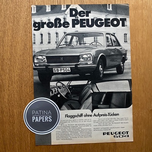 1971 peugeot 504 flaggschiff - 504,