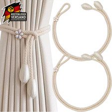 Vorhang Raffhalter Gardinenhalter Baumwolle Handgestrickt 2 Stück
