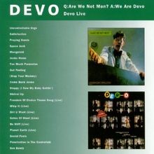 Q: Are We Not Men? A: We Are Devo / Devo Live von Devo | CD | Zustand sehr gut