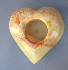 Onyx Herz Teelichthalter