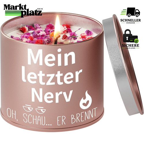 Duftkerze lavendel 9oz - lavendel,