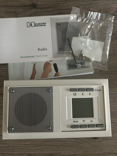 Unterputz radio rds weiß - radio,