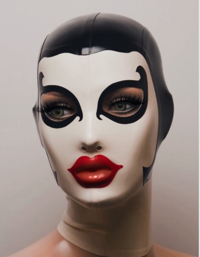 Latex retro maske rollenspiele - latex,