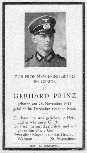 Wk2 sterbebild deathcard - wk2,