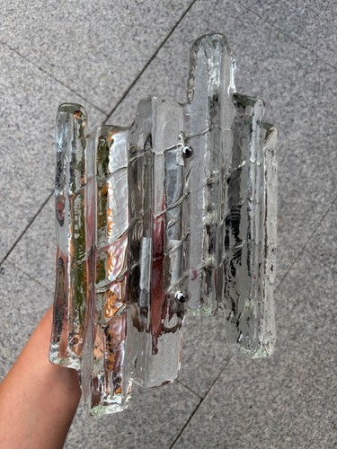 Wandleuchte eisglas fischer - wandleuchte,