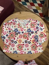 Bluse 70er Jahre Flower Power Hippie Neu