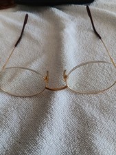 Cartier Paris Vintage Brillengestell  140 ,goldfarben,Bügelrundung violett