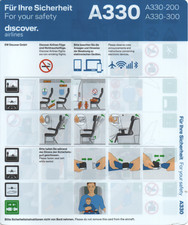 # Safety Card - discover airlines - A330 / A330-200 - A330-300 - 04/25 !!!!!!!!