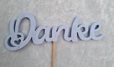 Blumenstecker stab danke - stab, "danke"