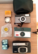 Konvolut 3 Kameras 2 Linsen