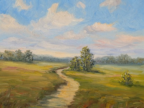 ölgemälde landschaft mit - Ölgemälde,