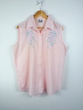 Vintage O SO Club Bluse rosa